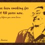 親戚のおっちゃんの喫煙が格好良すぎて作ったポストカードです。
